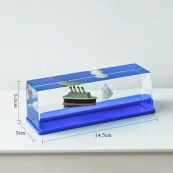 Іграшка на торпеду нетонучий Корабель "Чорна перлина" (коробка). Изображение №2