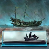 Іграшка на торпеду нетонучий Корабель "Чорна перлина" (коробка). Изображение №4