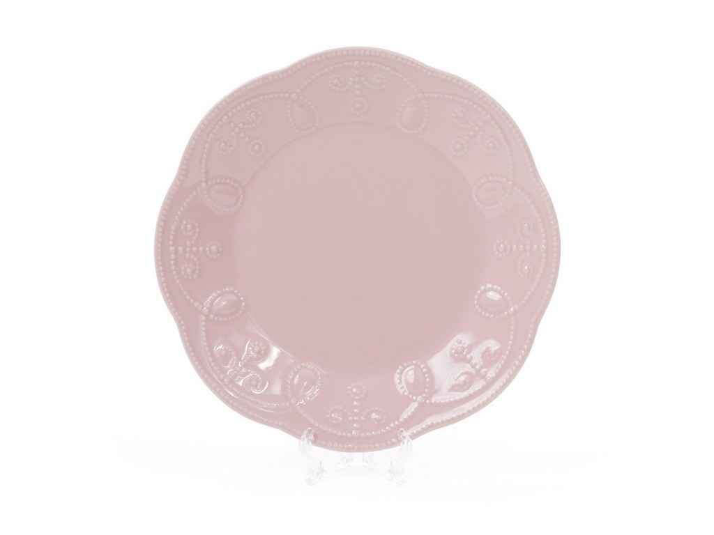 Тарілка керамічна десертна 23см, рожевий 931-174ТМ BONADI Тарілка керамічна десертна 23см, рожевий 931-174ТМ BONADI