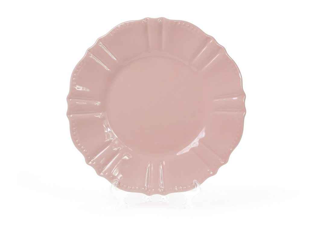 Тарілка керамічна десертна 20см, рожевий 931-184ТМ BONADI Тарілка керамічна десертна 20см, рожевий 931-184ТМ BONADI