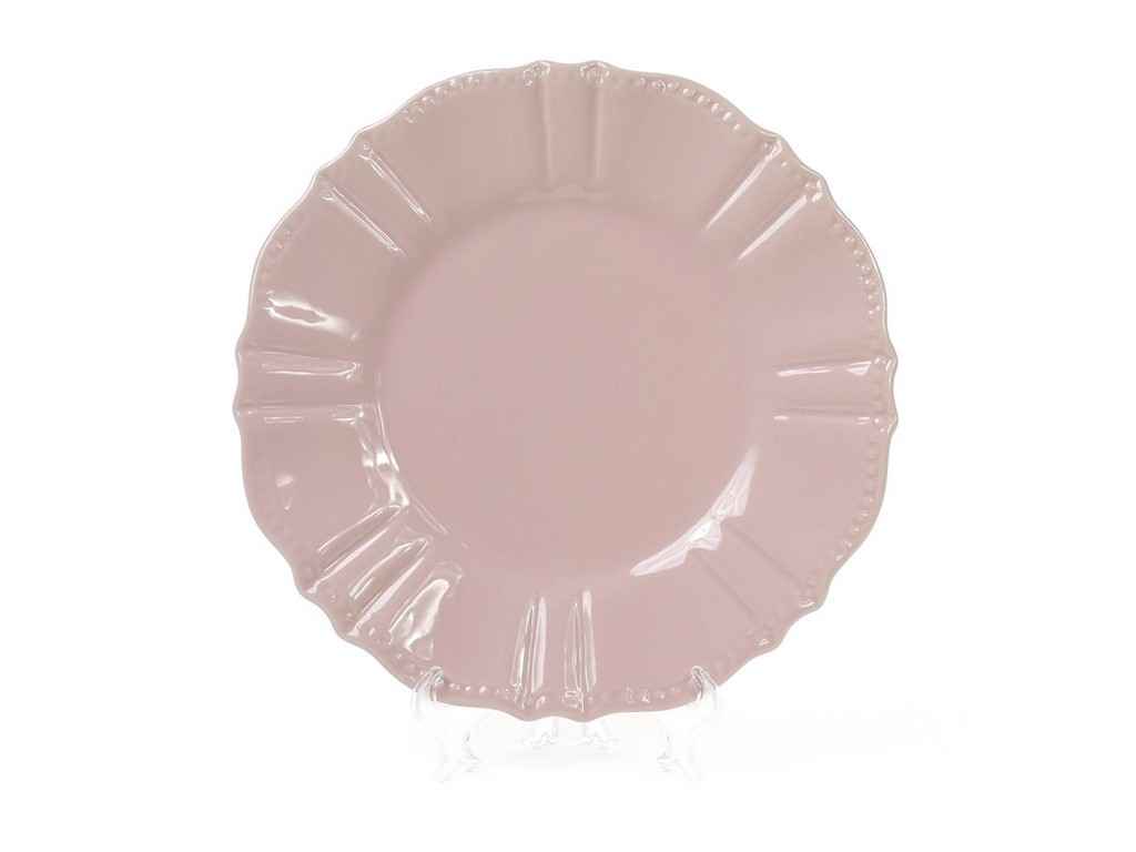 Тарілка керамічна десертна 20см, попіл троянди 931-188ТМ BONADI Тарілка керамічна десертна 20см, попіл троянди 931-188ТМ BONADI