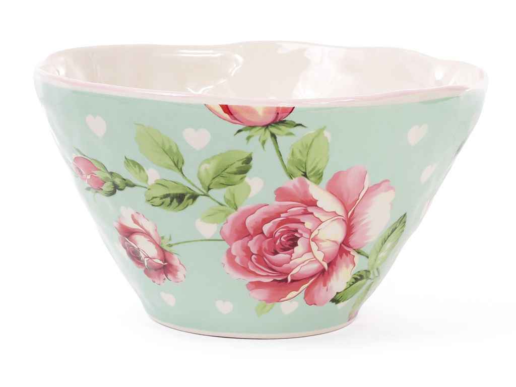 Салатник 21см 1,9л Троянди ТМ BONADI Салатник 21см 1,9л Троянди ТМ BONADI