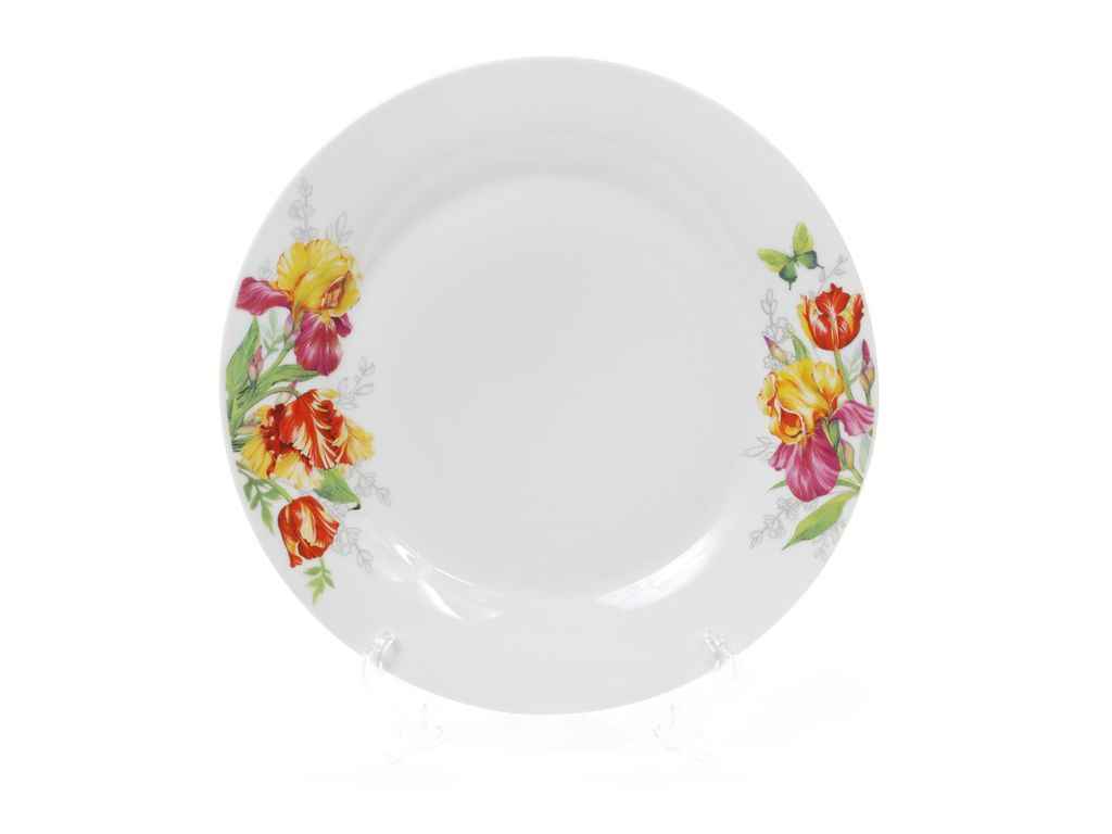 Тарілка обідня 27см порцелянова Іриси ТМ BONADI Тарілка обідня 27см порцелянова Іриси ТМ BONADI