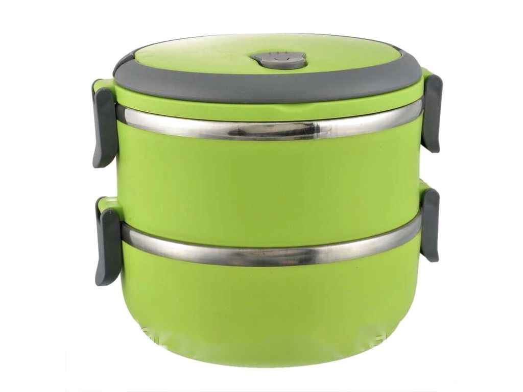 Термо ланч-бокс 700мл 2шт, колір в асортименті BN-041 ТМ BENSON Термо ланч-бокс 700мл 2шт, колір в асортименті BN-041 ТМ BENSON