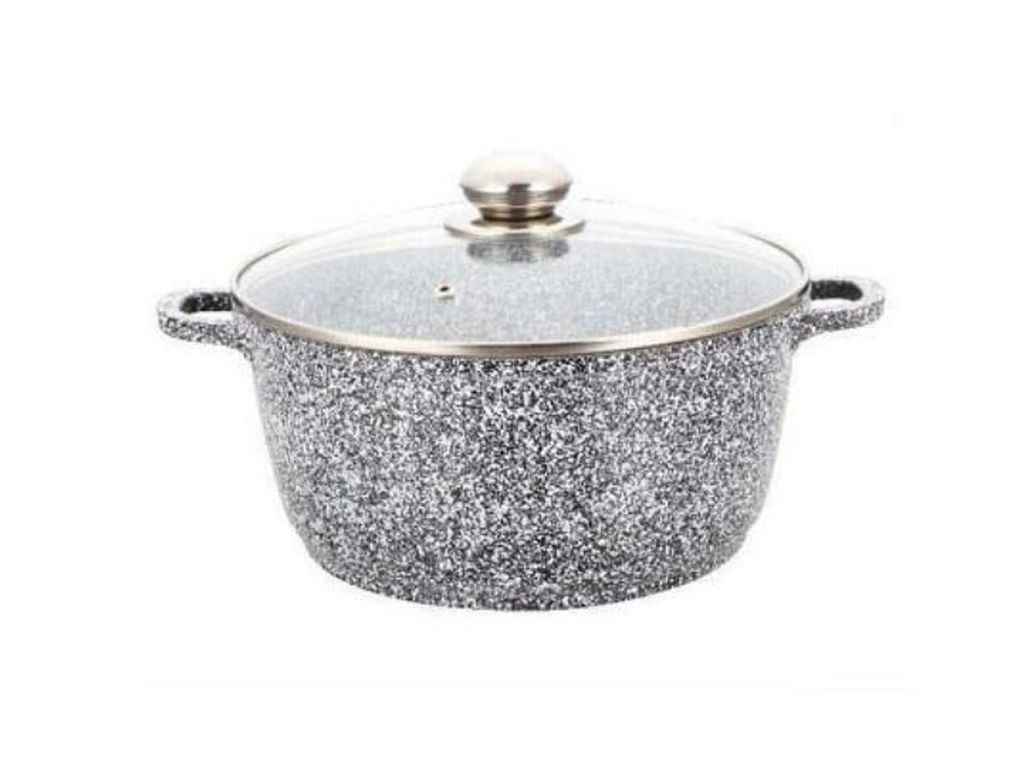 Каструля 4,2л гранітне покриття, скляна кришка BN-317 ТМ BENSON Каструля 4,2л гранітне покриття, скляна кришка BN-317 ТМ BENSON