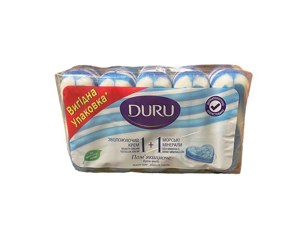 Мило 5х80 г екопак (11 Мінерали) ТМ DURU Мило 5х80 г екопак (11 Мінерали) ТМ DURU
