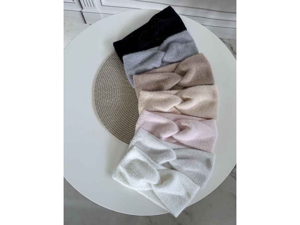 Повязка бежевий жіноча Пухнастик ТМ INDENA Повязка бежевий жіноча Пухнастик ТМ INDENA