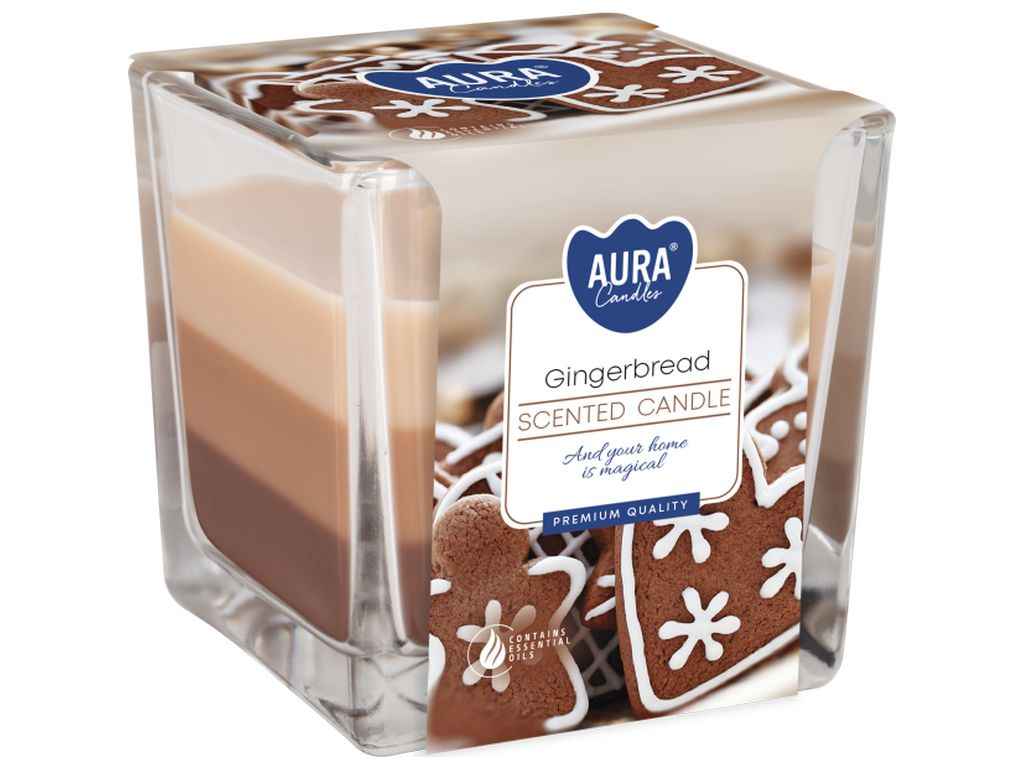 Свічка ароматизована у склі SNK 80-346 ТМ BISPOL Свічка ароматизована у склі SNK 80-346 ТМ BISPOL