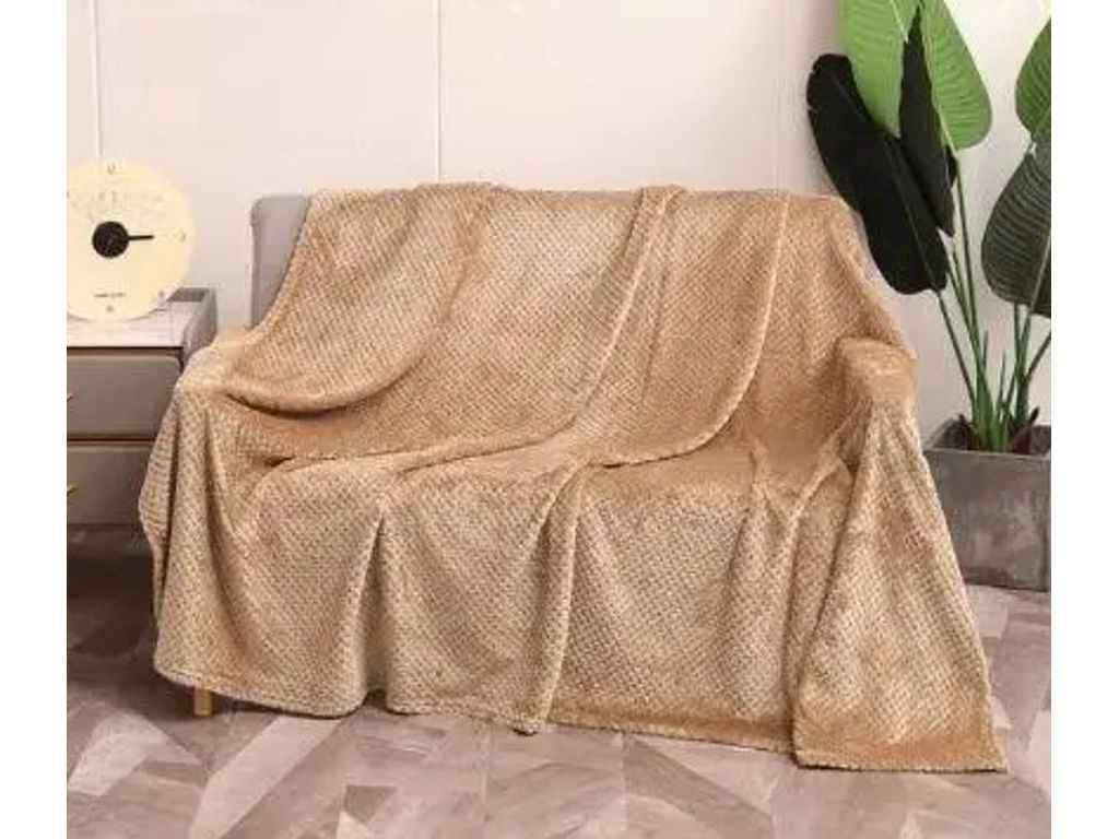 Плед 200*230 мікрофібра бамбук арт.1860 світло-коричневий ТМ MALLORY HOME Плед 200*230 мікрофібра бамбук арт.1860 світло-коричневий ТМ MALLORY HOME