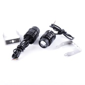 Протитуманні LED Фари Лінза D=45мм 9-24V/40W ip68 Радіатор Ближнє-Б, Дальнє-Б 6000K/3000Lm LED P40. Зображення №2