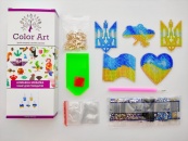 Набор брелков алмазная выкладка "Символы Украины" BR38, 5 шт. Изображение №2 Набор брелков алмазная выкладка "Символы Украины" BR38, 5 шт. Изображение №2