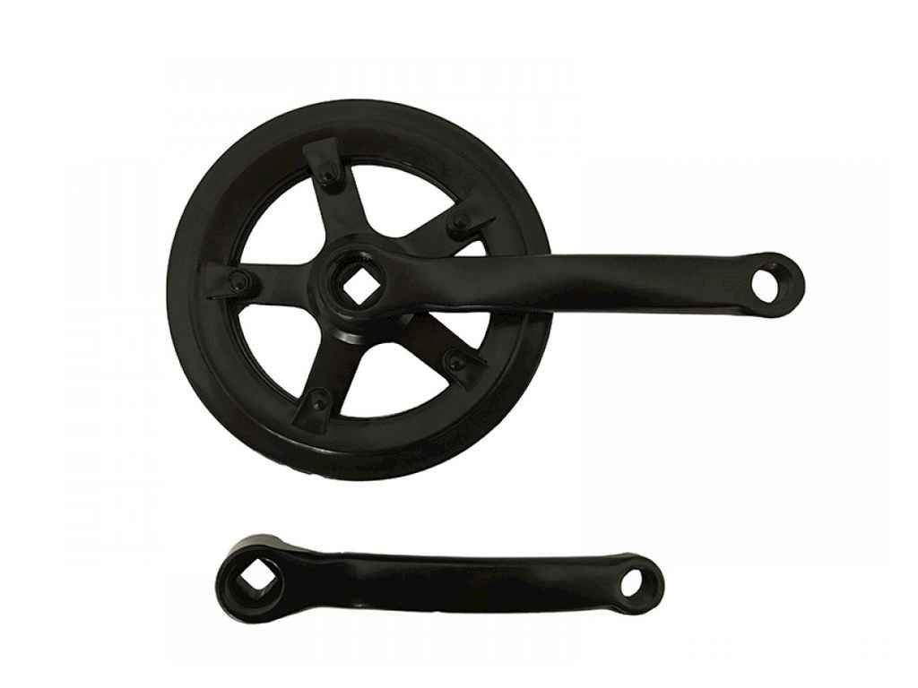 Шатун під квадрат з захистом 1/2 *1/8 *36Т*152мм QB-3113 ТМ KELB.BIKE Шатун під квадрат з захистом 1/2 *1/8 *36Т*152мм QB-3113 ТМ KELB.BIKE