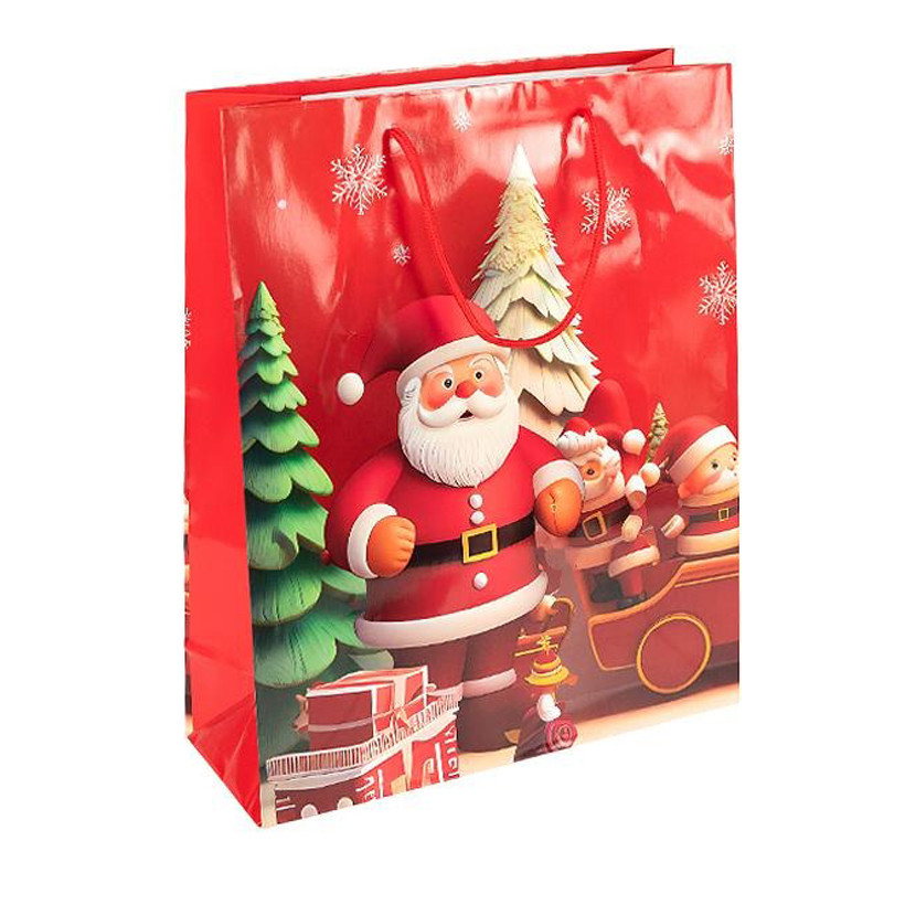 Пакет подарочный "Новый год" 2571-2-1 размер 26х32х10 см Пакет подарочный "Новый год" 2571-2-1 размер 26х32х10 см