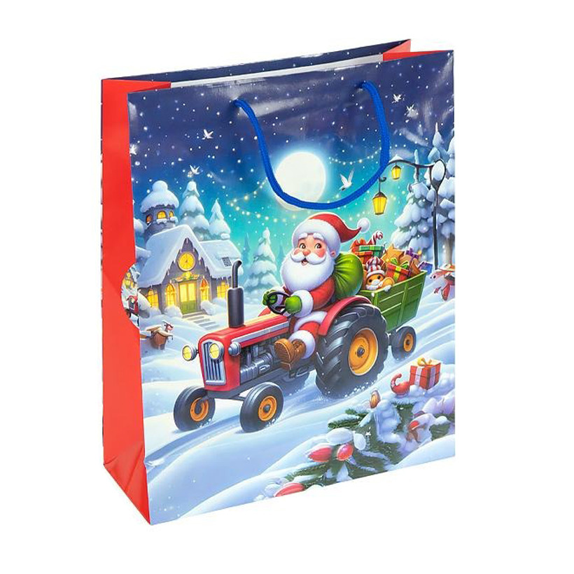 Пакет подарочный "Новый год" 2576-1-2 размер 18х21,5х8 см Пакет подарочный "Новый год" 2576-1-2 размер 18х21,5х8 см