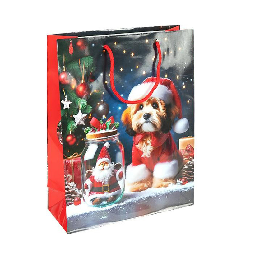 Пакет подарочный "Новый год" 2577-2 размер 18х21,5х8 см Пакет подарочный "Новый год" 2577-2 размер 18х21,5х8 см