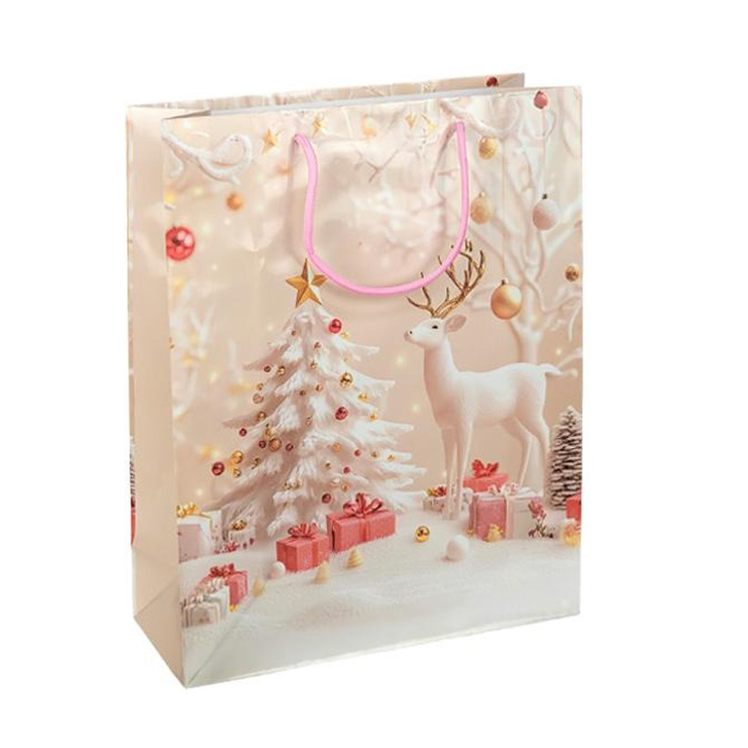 Пакет подарочный "Новый год" 2580-2 размер 18х21,5х8 см Пакет подарочный "Новый год" 2580-2 размер 18х21,5х8 см