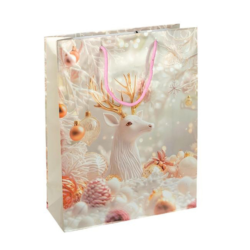 Пакет подарочный "Новый год" 2580-3 размер 18х21,5х8 см Пакет подарочный "Новый год" 2580-3 размер 18х21,5х8 см