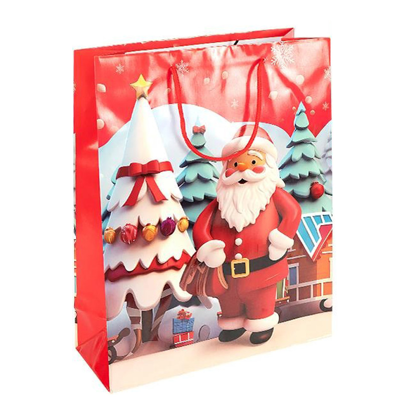 Пакет подарочный "Новый год" 2571-2-4 размер 26х32х10 см Пакет подарочный "Новый год" 2571-2-4 размер 26х32х10 см