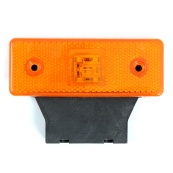 Габарит прямоугольный - оранжевый - 110х42мм - 24V Led 4 диод - MPT-50 +пластик. кроншт (10шт). Изображение №2
