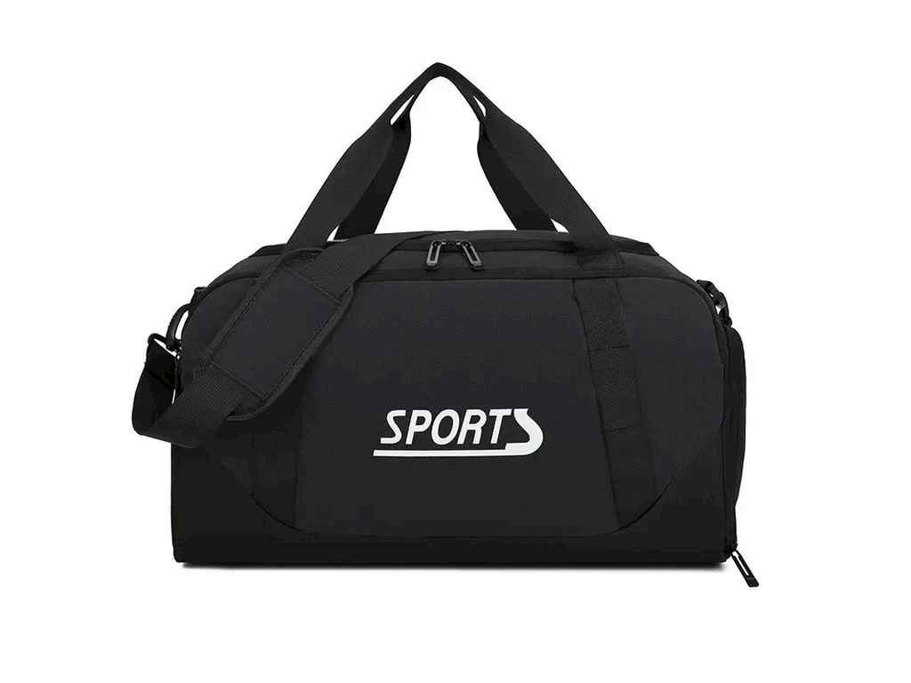 Сумка спортивна Текстиль чорний 24*48*20см арт.1514-6 ТМ КИТАЙ Сумка спортивна Текстиль чорний 24*48*20см арт.1514-6 ТМ КИТАЙ