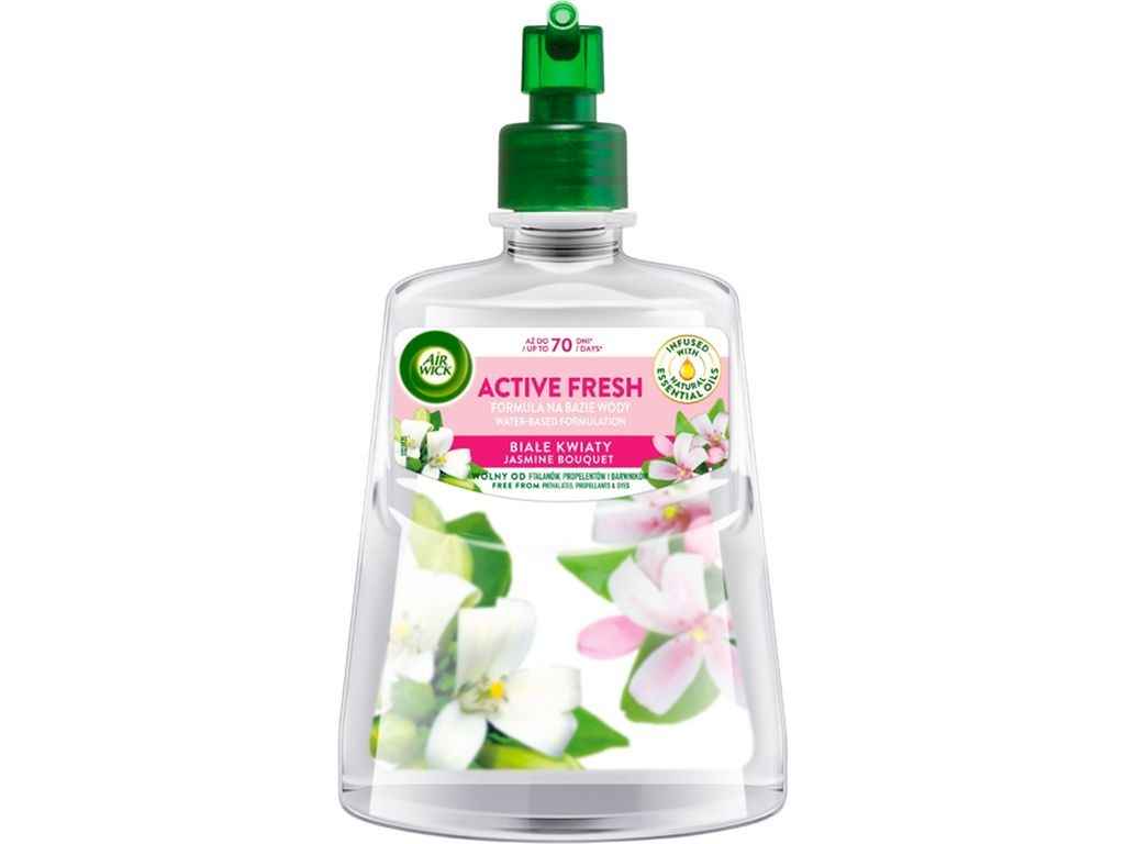 Змінний флакон до автоматичного освіжувача повітря 228мл КВІТИ ЖАСМИНУ ТМ AIRWICK Змінний флакон до автоматичного освіжувача повітря 228мл КВІТИ ЖАСМИНУ ТМ AIRWICK