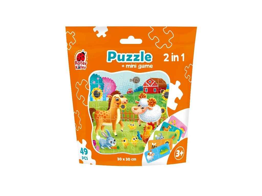 Пазли 2 in 1. Farm RK1140-05 ТМ VLADI TOYS Пазли 2 in 1. Farm RK1140-05 ТМ VLADI TOYS