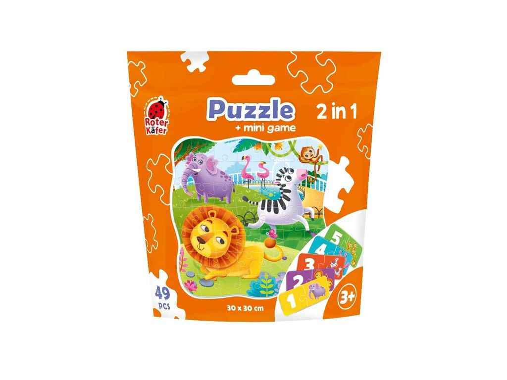 Пазли 2 in 1. Zoo RK1140-06 ТМ VLADI TOYS Пазли 2 in 1. Zoo RK1140-06 ТМ VLADI TOYS
