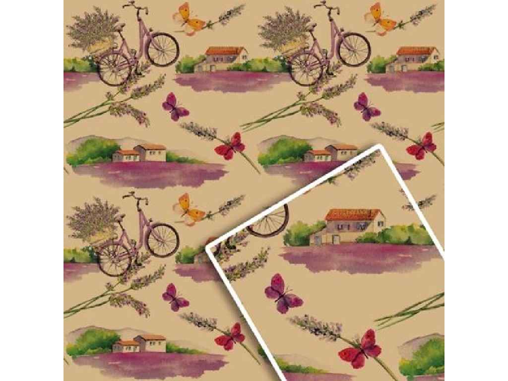 Папір подарунковий 70х100см. №1012БР (10л) ТМ УПАКОВКИН Папір подарунковий 70х100см. №1012БР (10л) ТМ УПАКОВКИН