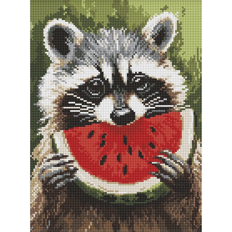 Алмазная мозаика "Сочный арбуз" AMO8273, 30х40 см Алмазная мозаика "Сочный арбуз" AMO8273, 30х40 см