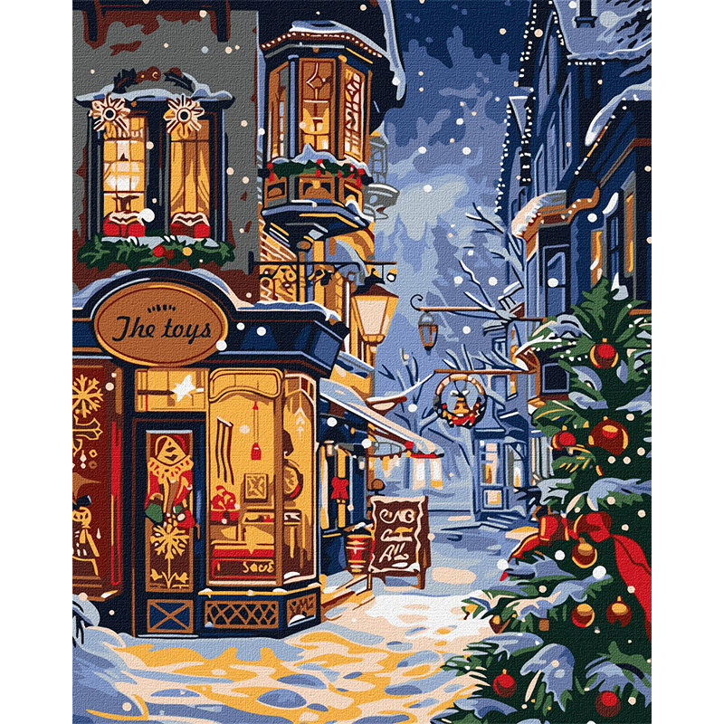 Картина по номерам "Магазин подарков" ©art_selena_ua KHO3659, 40х50 см Картина по номерам "Магазин подарков" ©art_selena_ua KHO3659, 40х50 см