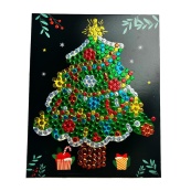 Набор для творчества мозаика из пайеток "Елка" НТ-37-01. Изображение №2