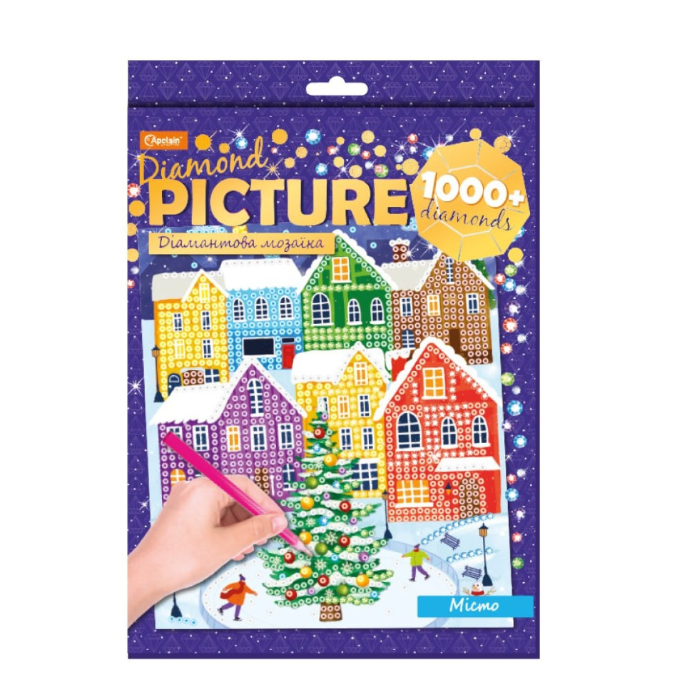 Набор для творчества бриллиантовая мозаика "Город" НТ-34-04 Набор для творчества бриллиантовая мозаика "Город" НТ-34-04