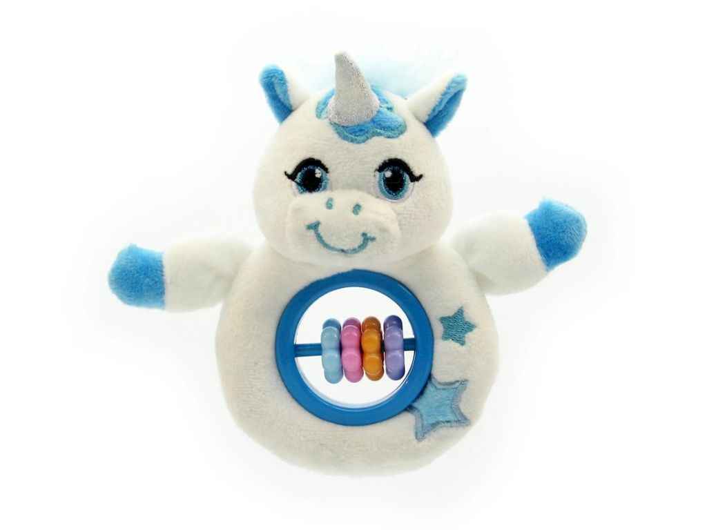 Брязкальце єдиноріг блакитний 17см A8175-81 ТМ METR Брязкальце єдиноріг блакитний 17см A8175-81 ТМ METR