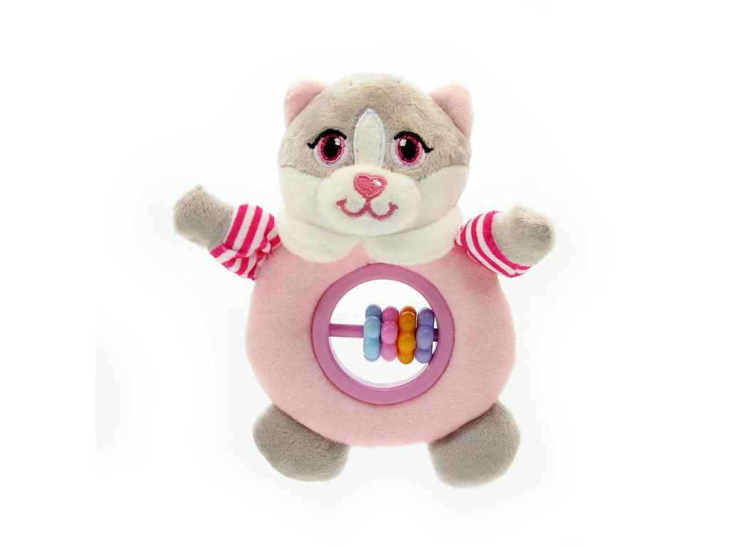 Брязкальце кошеня рожевий 17см A8175-81 ТМ METR Брязкальце кошеня рожевий 17см A8175-81 ТМ METR