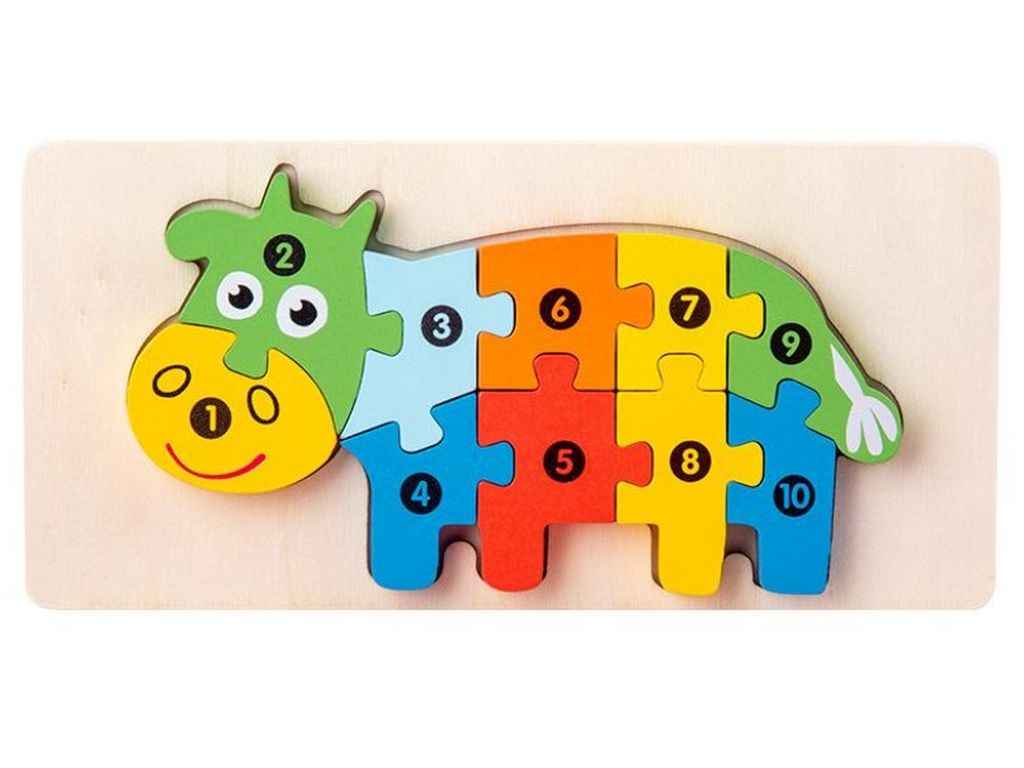 Деревяний пазл корова MD 0814 ТМ METR Деревяний пазл корова MD 0814 ТМ METR