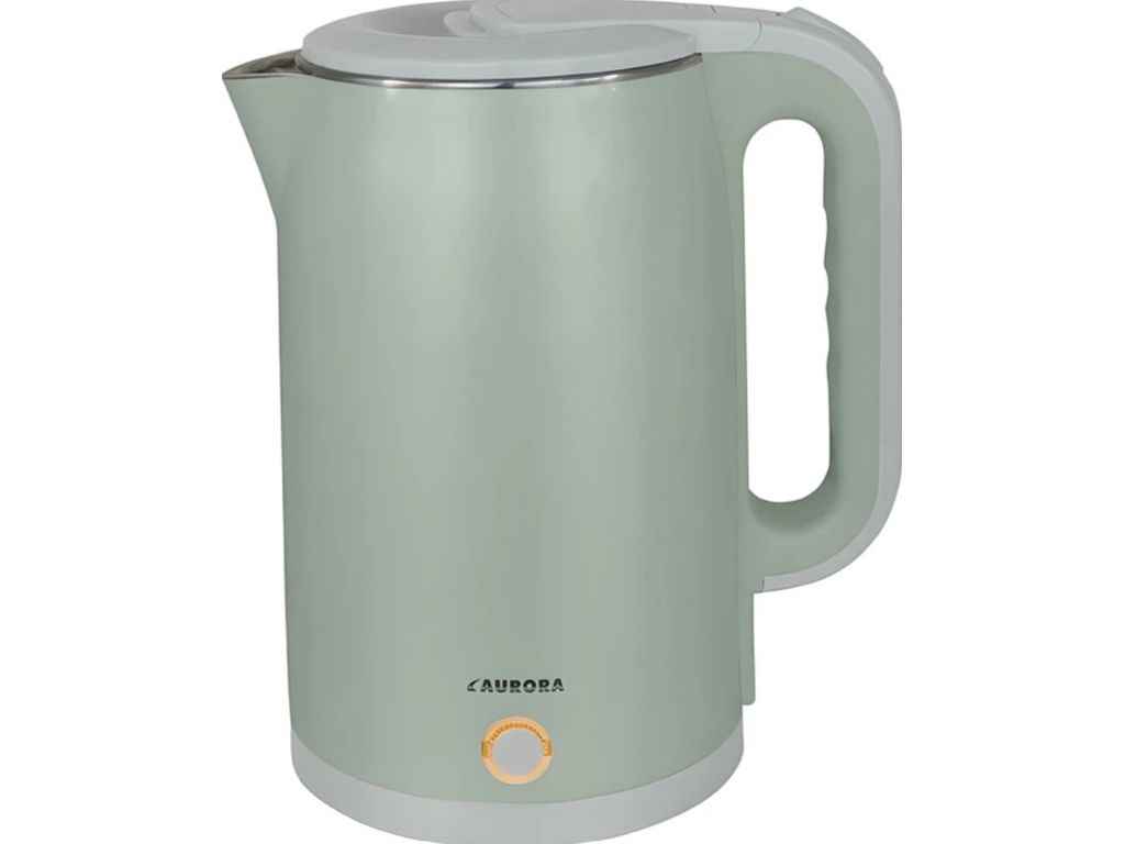 Електрочайник 1750Вт 2л нерж./пластик, цільна колба ТМ AURORA Електрочайник 1750Вт 2л нерж./пластик, цільна колба ТМ AURORA