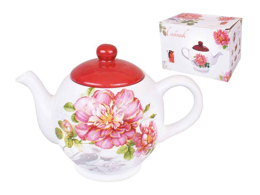 Заварник 1л кераміка Райський сад ТМ BONADI Заварник 1л кераміка Райський сад ТМ BONADI