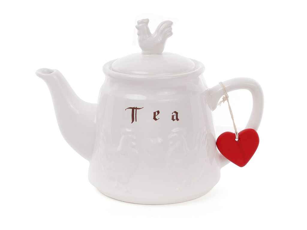 Заварник 1л кераміка з обємним малюнком Тоскана ТМ BONADI Заварник 1л кераміка з обємним малюнком Тоскана ТМ BONADI