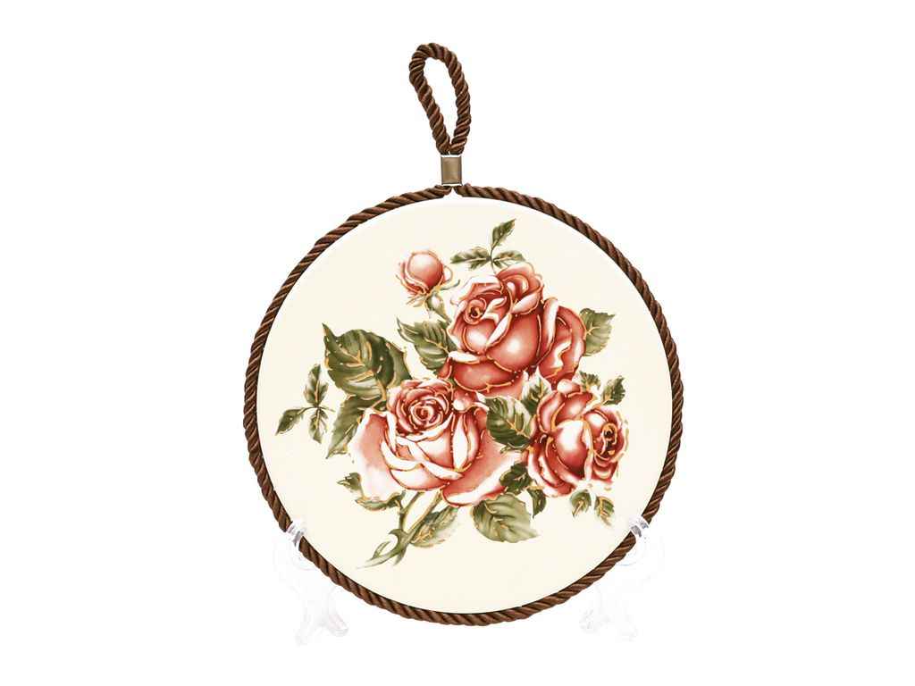 Підставка під гаряче 16см Корейська троянда ТМ BONADI Підставка під гаряче 16см Корейська троянда ТМ BONADI