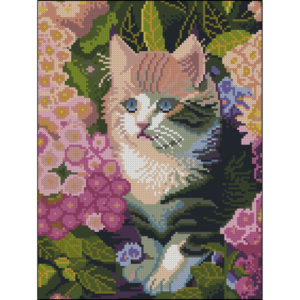 Алмазна мозаїка без підрамника "Муркотик" ZAV3040-38, 30х40 см Алмазна мозаїка без підрамника "Муркотик" ZAV3040-38, 30х40 см