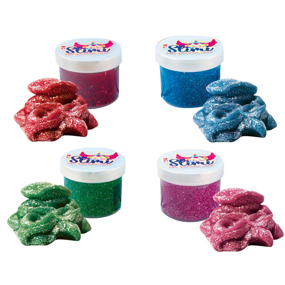 Слайм "Mi-mi Slimi - с глитером" 71821 (укр.) - 0,100 кг Слайм "Mi-mi Slimi - с глитером" 71821 (укр.) - 0,100 кг