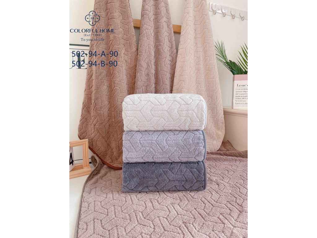 Рушник 50*90 мікрофібра арт.502-94В ТМ COLORFULHOME Рушник 50*90 мікрофібра арт.502-94В ТМ COLORFULHOME