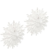 Набор подвесных бумажных новогодних украшений "Снежинка" CG-11, 2 шт. Изображение №2 Набор подвесных бумажных новогодних украшений "Снежинка" CG-11, 2 шт. Изображение №2