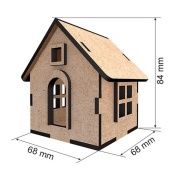 Заготовка для декорування "Будиночок 10" FDPO-349. Зображення №2