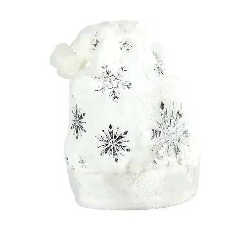 Шапка новорічна "Санта-Клауса" 6241-22(Silver) блискуча Шапка новорічна "Санта-Клауса" 6241-22(Silver) блискуча