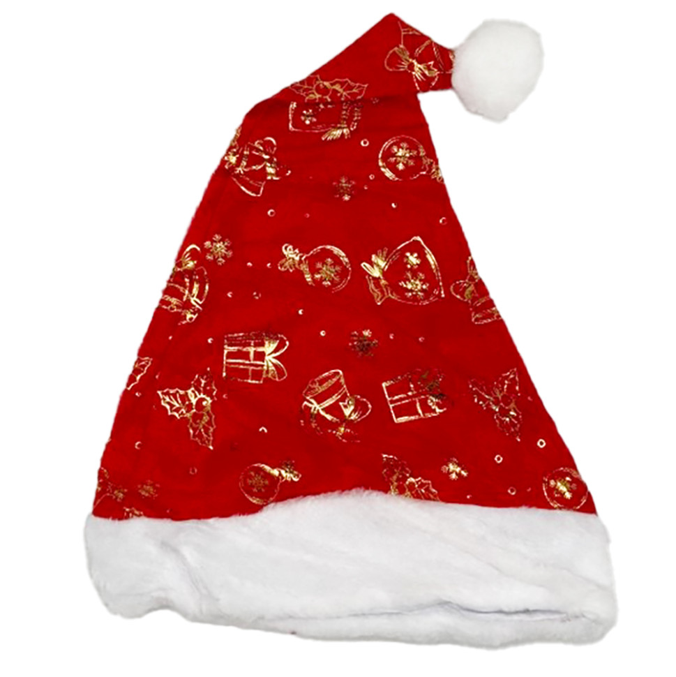 Шапка новогодняя "Санта-Клауса" 6241-6-4 с подарками Шапка новогодняя "Санта-Клауса" 6241-6-4 с подарками