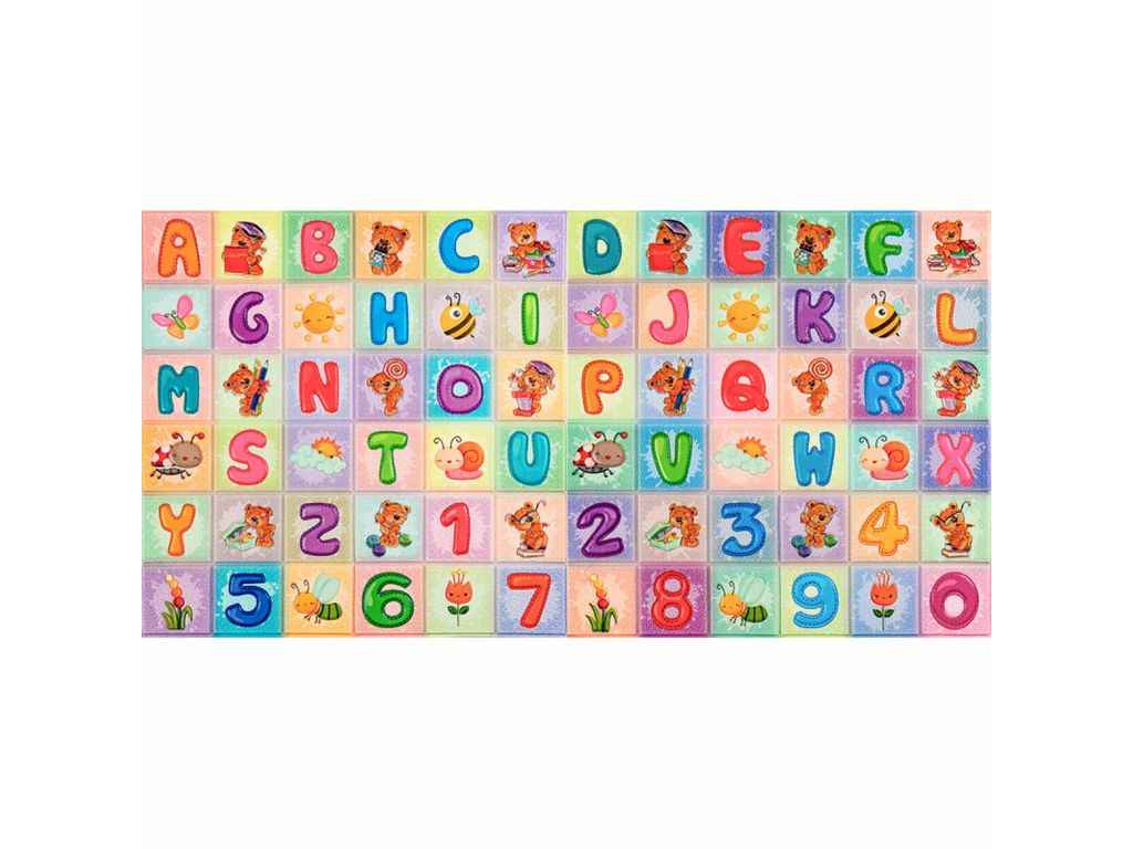 Панель стінова 3D 700 * 1400 * 4мм Абетка (2шт) SW-00002352 ТМSTICKER WALL Панель стінова 3D 700 * 1400 * 4мм Абетка (2шт) SW-00002352 ТМSTICKER WALL