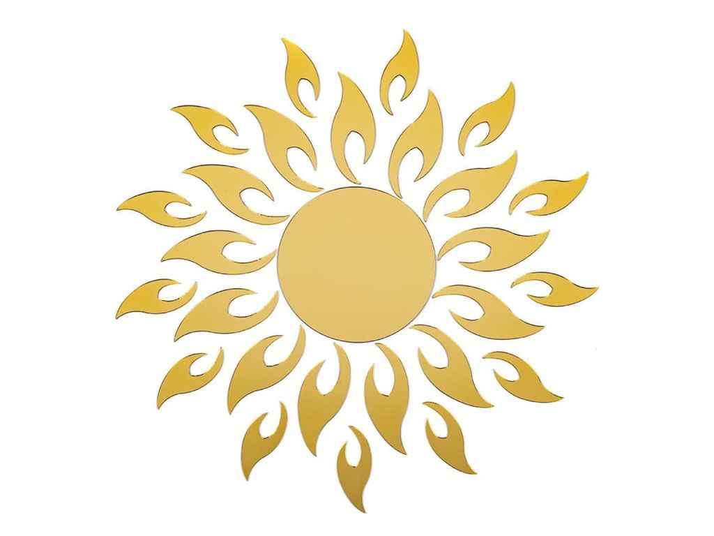 Дзеркальний декор акриловий самоклеючий золото 27шт (D) SW-00002503 ТМSTICKER WALL Дзеркальний декор акриловий самоклеючий золото 27шт (D) SW-00002503 ТМSTICKER WALL