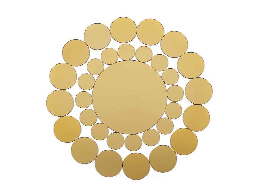 Дзеркальний декор акриловий самоклеючий золото 33шт (D) SW-00002499 ТМSTICKER WALL Дзеркальний декор акриловий самоклеючий золото 33шт (D) SW-00002499 ТМSTICKER WALL