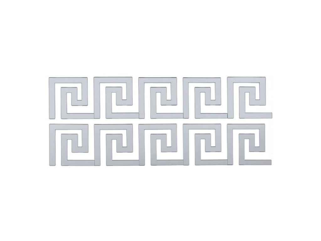 Дзеркальний декор акриловий самоклеючий срібло 10шт (D) SW-00002506 ТМSTICKER WALL Дзеркальний декор акриловий самоклеючий срібло 10шт (D) SW-00002506 ТМSTICKER WALL